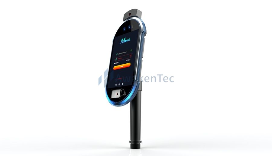 Face recognition intelligent temperature measurement terminal